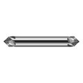 Harvey Tool Chamfer Cutter-Pointed-Helical Flutes .3750" (3/8) Shank DIAx45° per side Carbide 785032